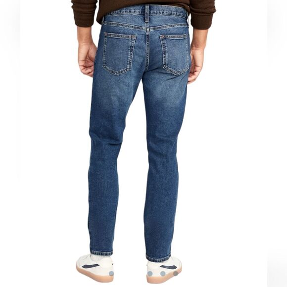 Old Navy Men’s Basic Skinny Jeans 32x36 NIP | Stretch Denim Medium Wash - Picture 1 of 7